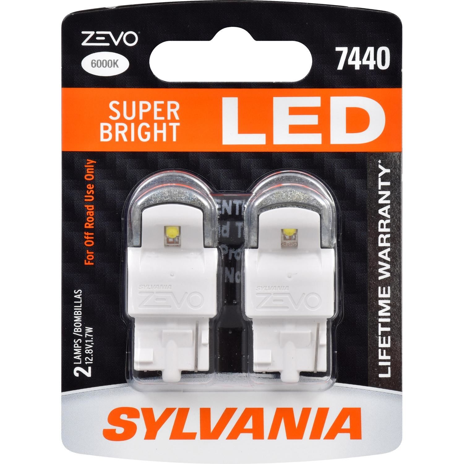 Amazon Com Sylvania 7444 T20 Zevo Led Amber Bulb Bright Led Bulb Ideal For Park And Turn Lights Contains 2 Bulbs Home Improvement