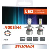 Sylvania OFF Road LED Headlight, Fog light and PowerSport Bulb 9003SLBX2