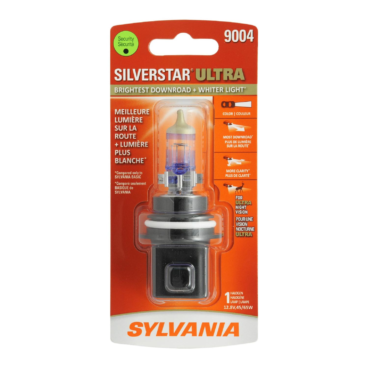 SilverStar Ultra Headlight and Fog Light Bulb 9004SU