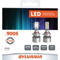  SYLVANIA 9003  Bombillas LED H4 para faros delanteros para uso  todoterreno o luces antiniebla, paquete de 2 : Automotriz