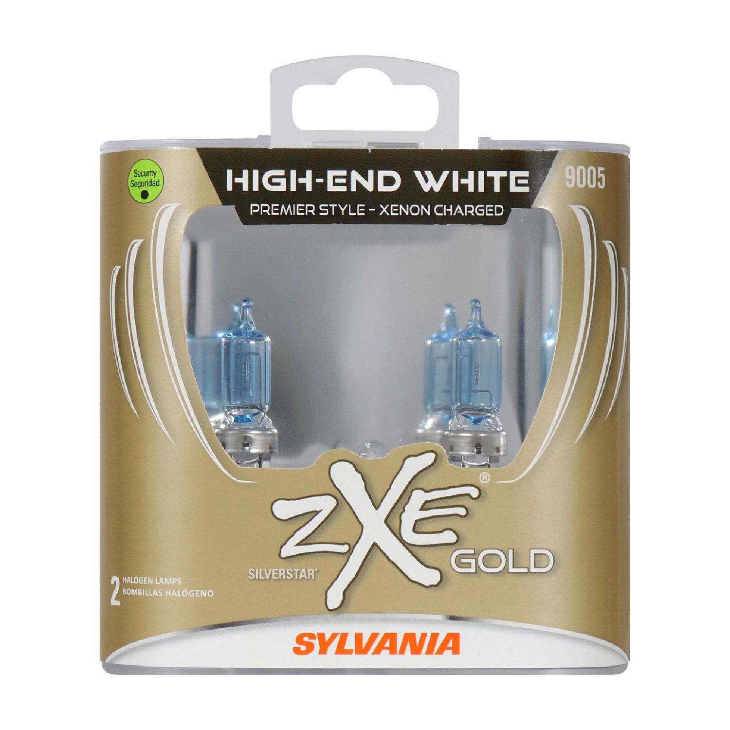 SilverStar zXe Gold Mini Bulb with Headlights 9005SZGOLD-2