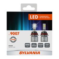 Sylvania 9005: LED Powersports Headlight or Fog Bulb, 6000K Cool White  Light, 2 Pack 9005SL.BX2 - Advance Auto Parts