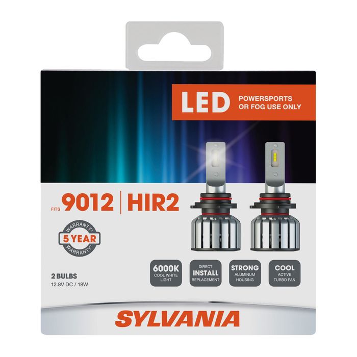 Sylvania LED Fog and Powersports Bulb Pack of 2 Piece