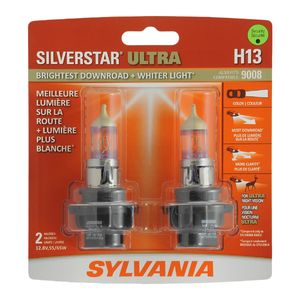 SilverStar Ultra Headlight and Fog Light Bulb H13SU-2 for 2017 Jeep Renegade