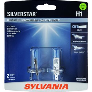 SilverStar Headlight and Fog Light Bulb H1ST-2