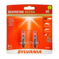 SYLVANIA - H11 SilverStar Ultra - Bombilla halógena de alto rendimiento  para faros delanteros, luz alta, luz baja y antiniebla, más brillante  Downroad