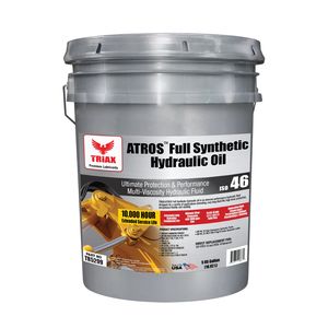 Triax Lubricants Atros AW-46 Full Synthetic Hydraulic Oil 5 Gallon