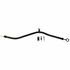 TCI Auto Black Universal Transmission Filler Tube Fits GM TH200, TH350/400 and 200-4R