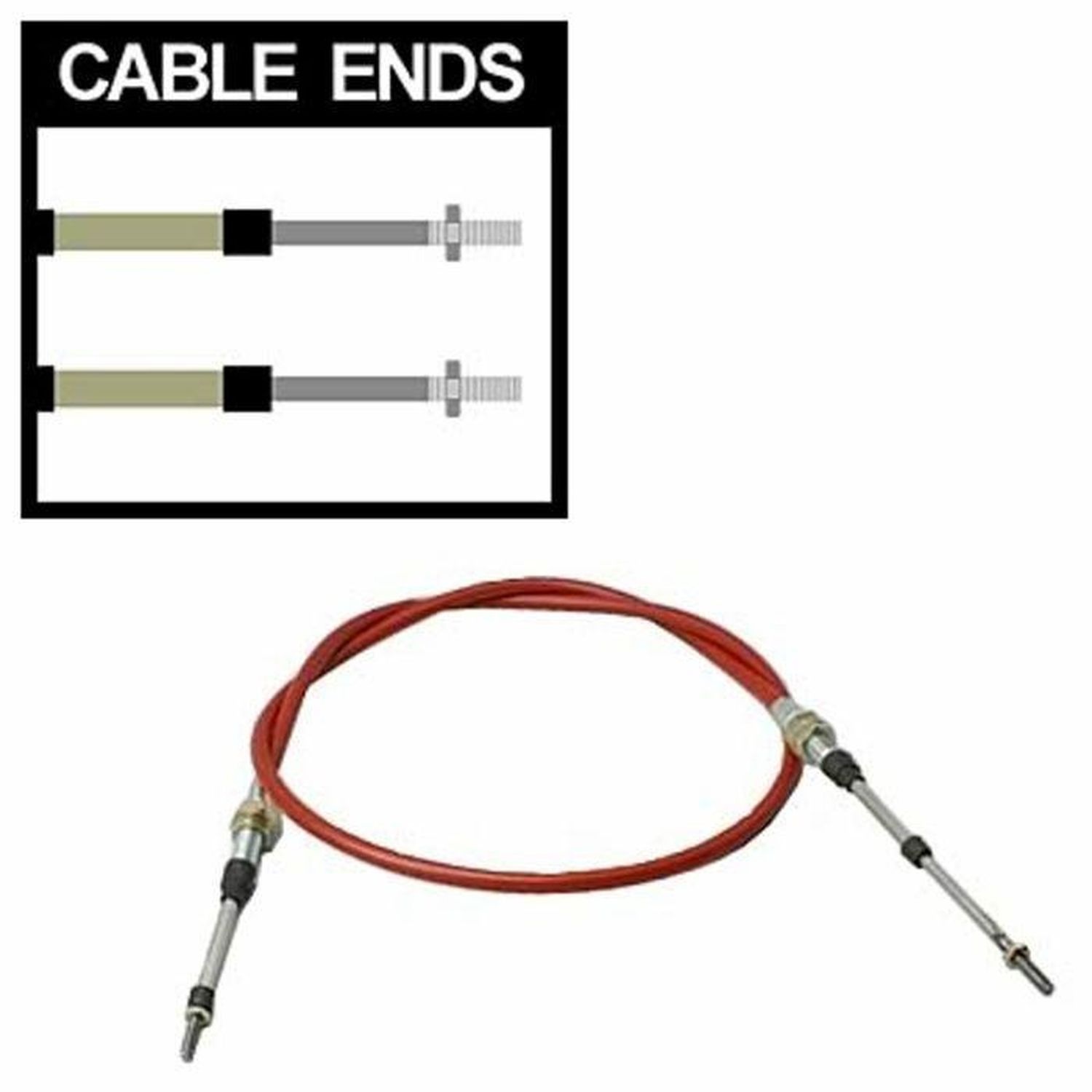 TCI Automotive 4ft Long 3in Stroke RaceDuty Shifter Cable