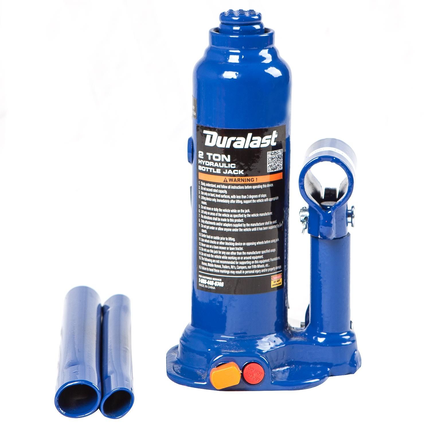 Sta in plaats daarvan op ritme Advertentie Duralast 2 Ton Hydraulic Bottle Jack