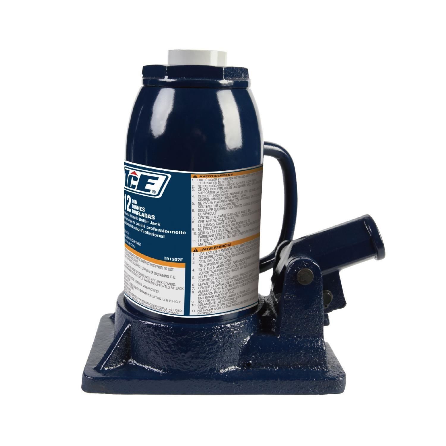 Torin 12 Ton Stubby Heavy Duty Bottle Jack