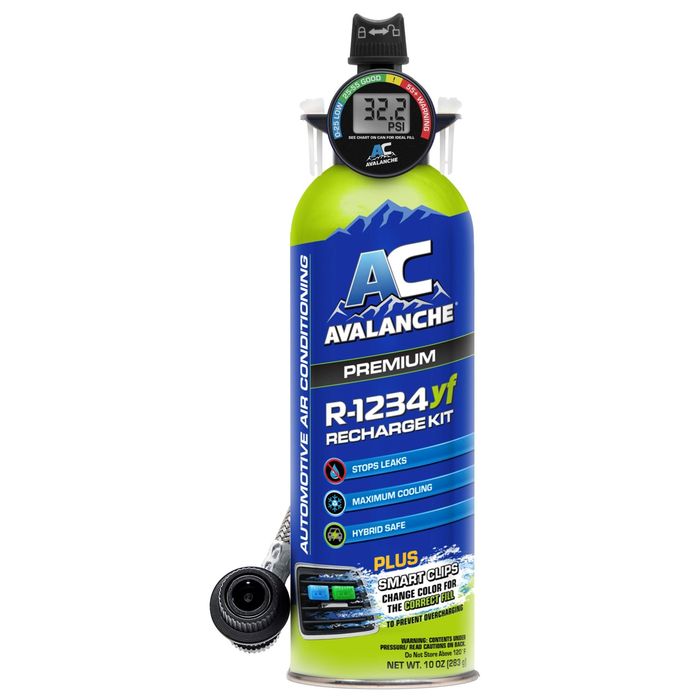 AC Avalanche R1234yf Refrigerant / Stop Leak / Charge Hose 10oz