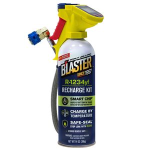 B'laster R1234yf Refrigerant Kit with Stop Leak and Charging Hose 14oz for Dodge 1500