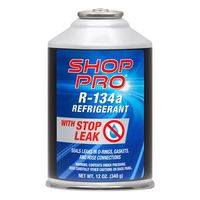 ShopPro R-134a Refrigerant with Stop Leak 12oz
