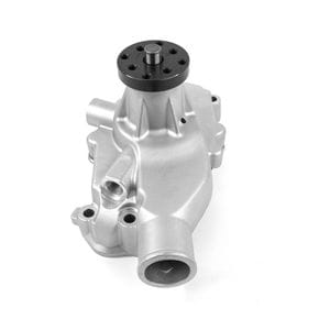 Top Street Performance Chevrolet Small Block Short Neck Satin Aluminum High Flow Mechanical Water Pump for Ford E250 Econoline