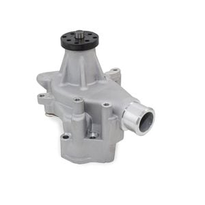 Top Street Performance Chevrolet Small Block Long Neck Satin Aluminum High Flow Mechanical Water Pump for Ford E250 Econoline