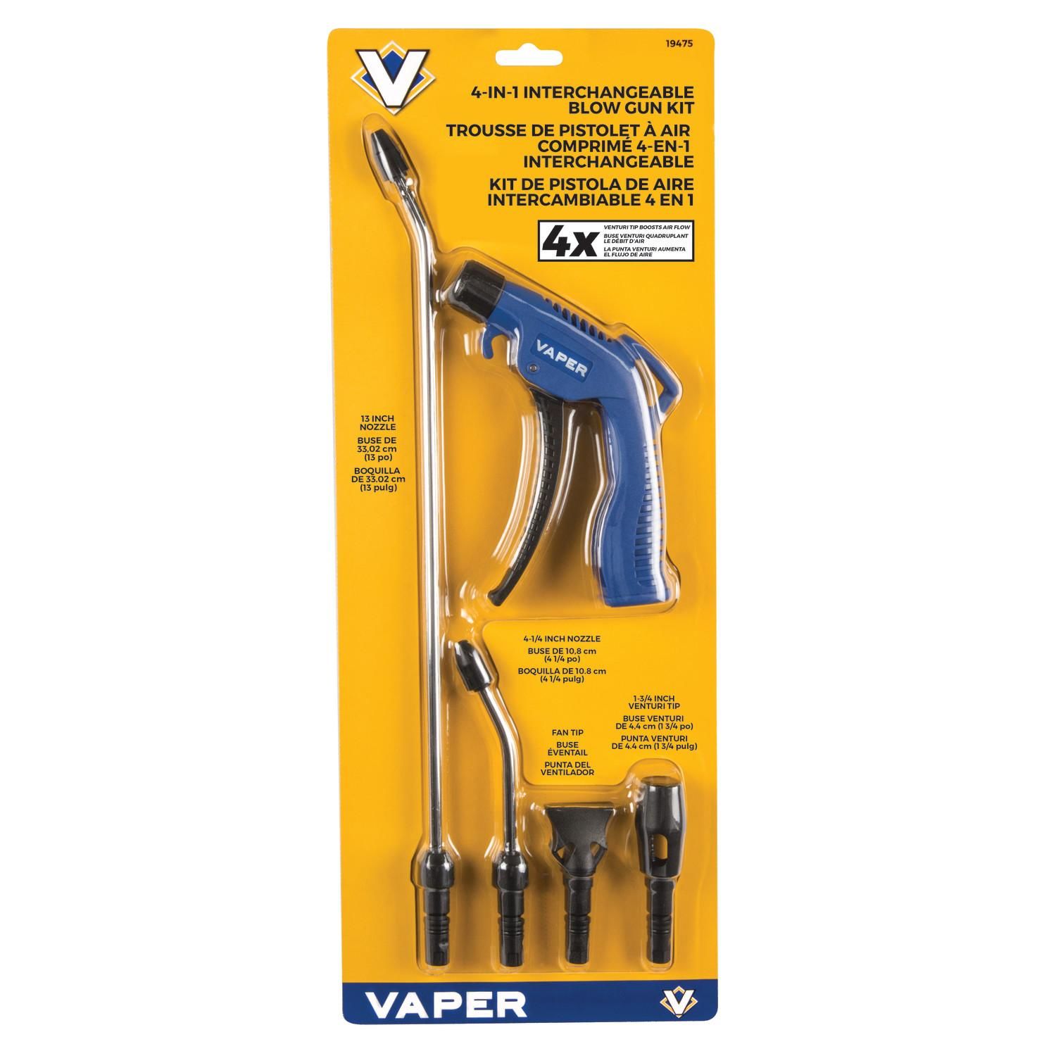 Vaper 4-in-1 Interchangeable Blow Gun