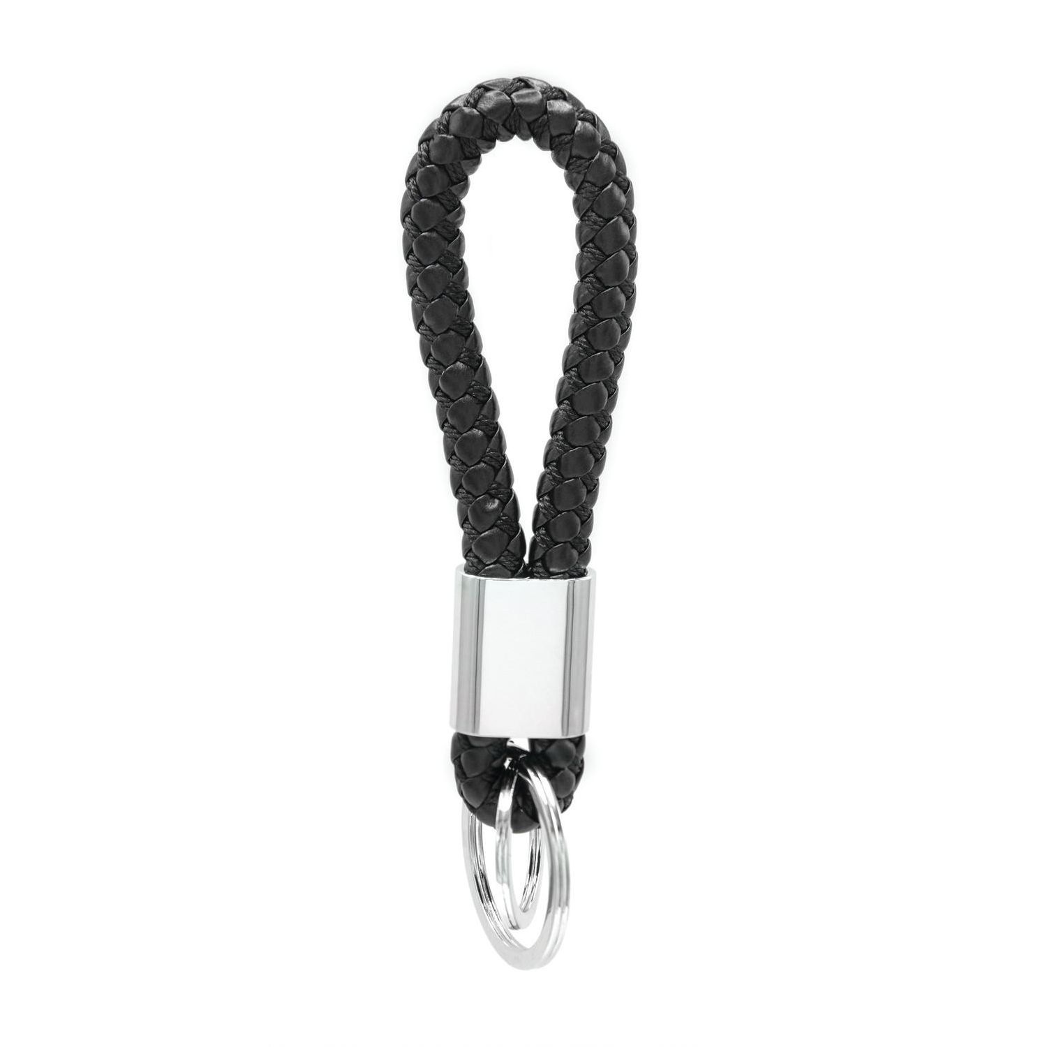 Titan Braided Double Ring Key Chain