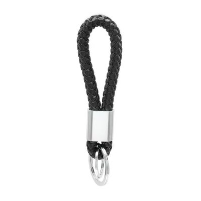 Titan Braided Double Ring Key Chain