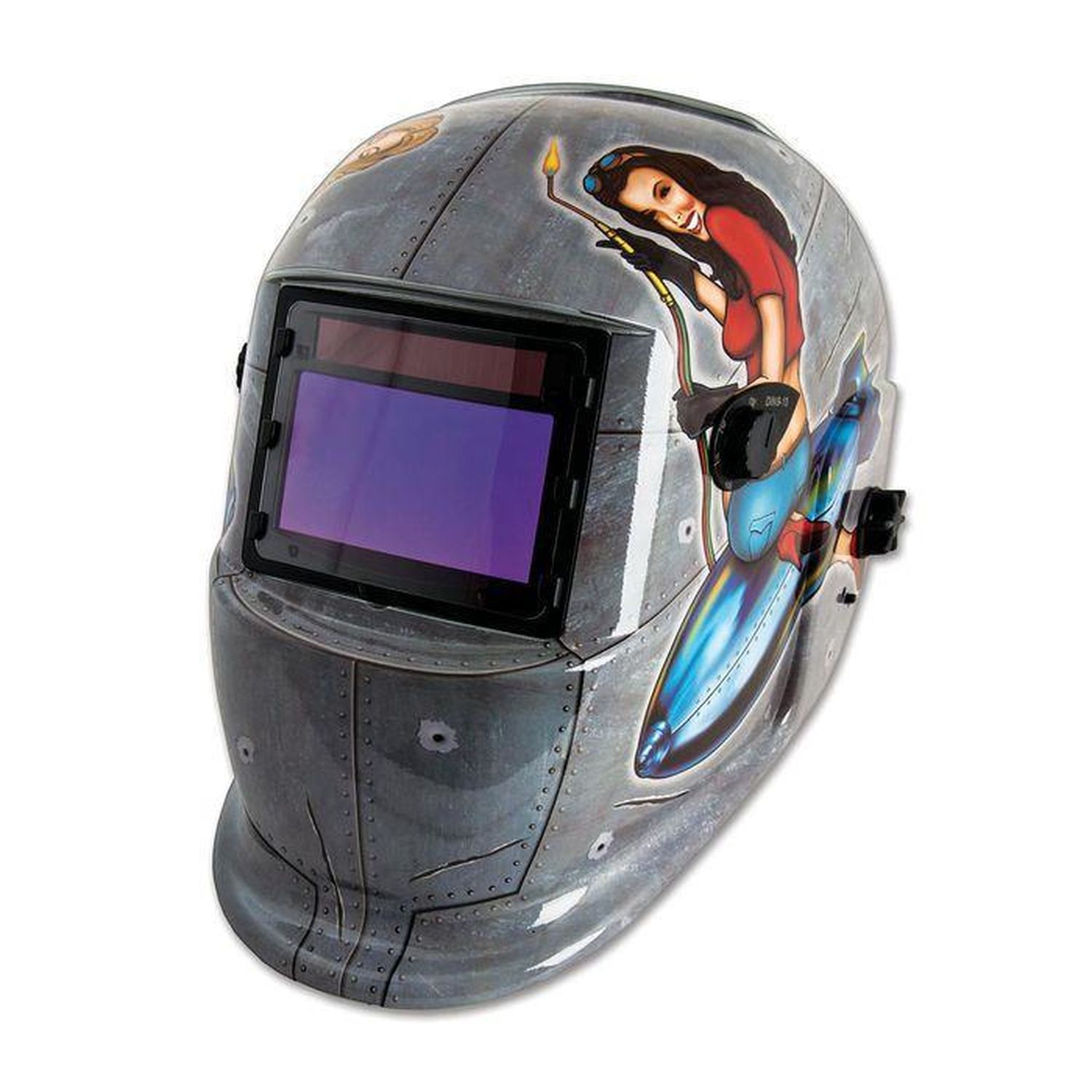Titan Products 41288 Solar Powered Auto Darkening Welding Helmet