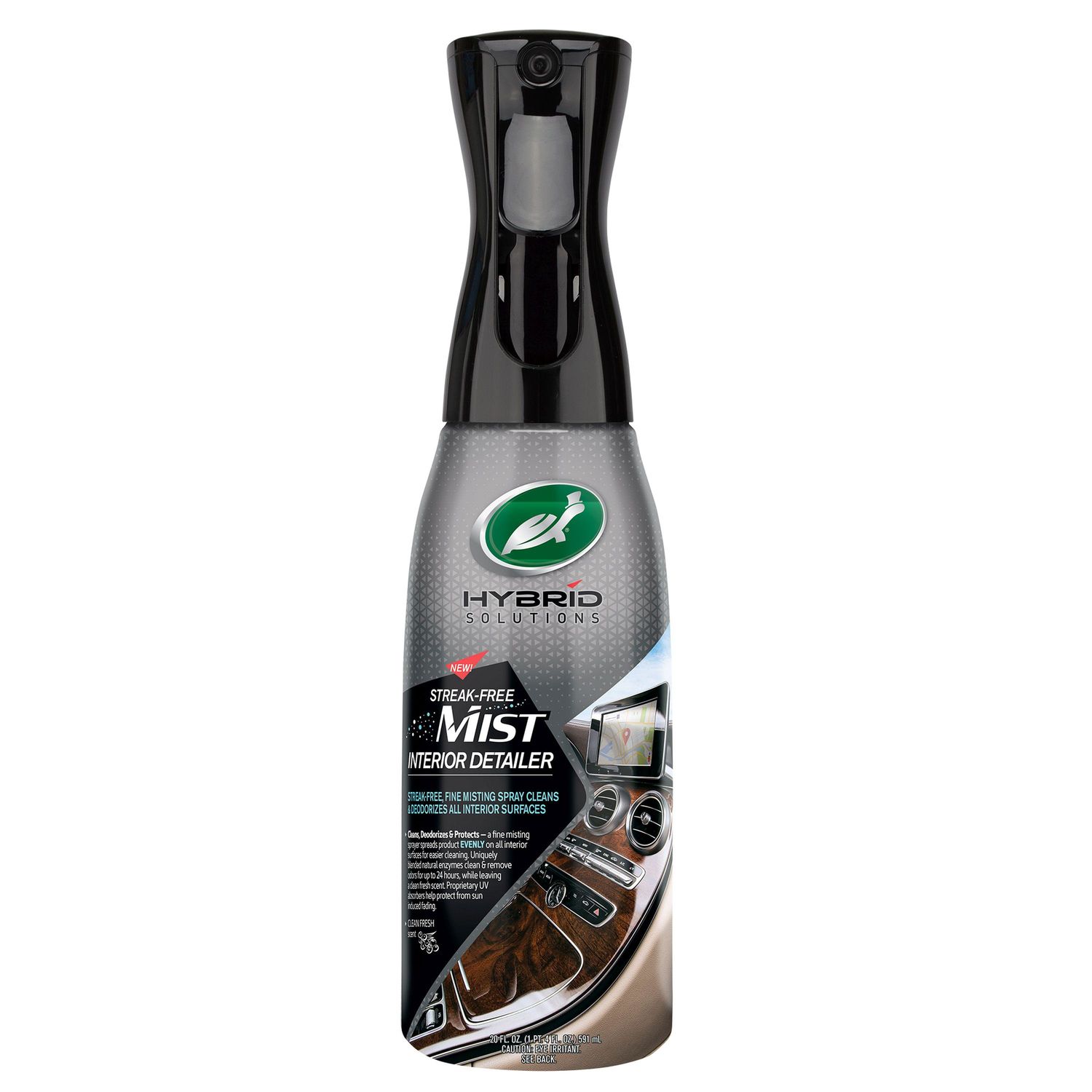 Turtle Wax Hybrid Solutions Streak Free Mist Interior Detailer Spray 20oz