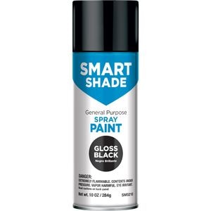 U-POL Gloss Black Smart Shade General Purpose Spray Paint
