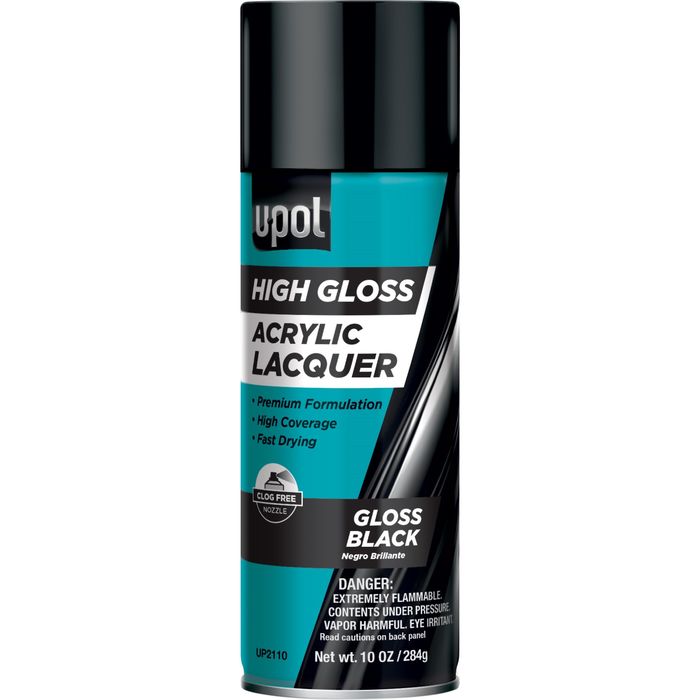 Rust-Oleum Custom Matte Black Lacquer Spray Paint