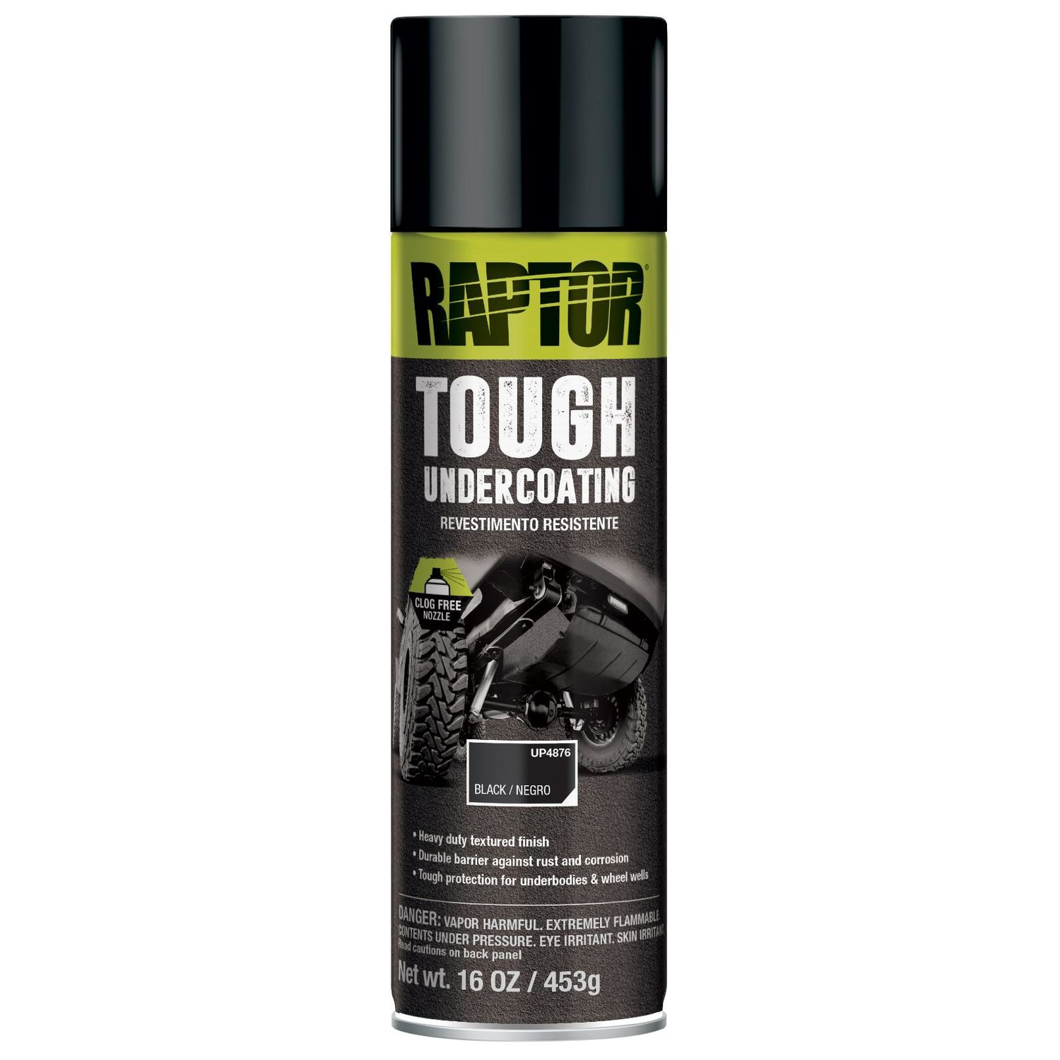 RAPTOR Revestimiento, bote de spray 400 ml, blanco : : Coche y moto