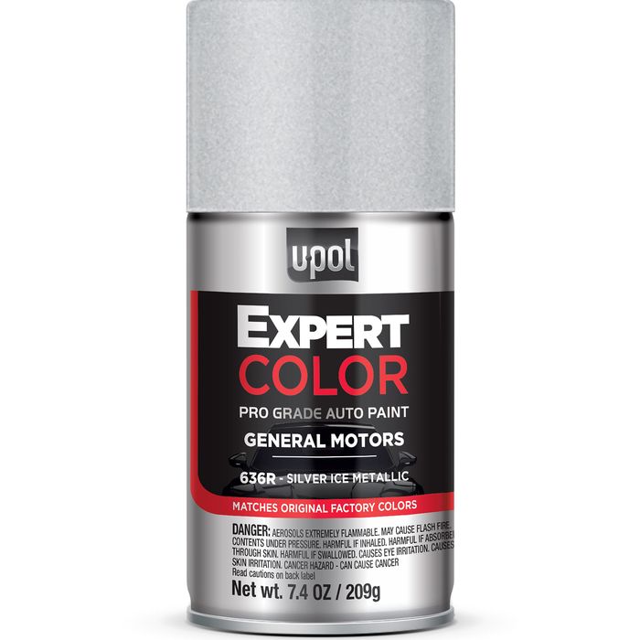 U-POL Expert Color Touch Up Paint Silver Ice Metallic Paint Code 636R