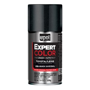 U-POL Expert Color Touch Up Paint Black Sand Paint Code 209 for Toyota Tacoma