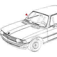 URO Windshield Weatherstrip Seal URO-005015