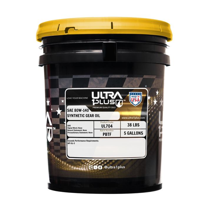 Ultra1Plus SAE 80W-140 Synthetic Gear Oil API GL-5