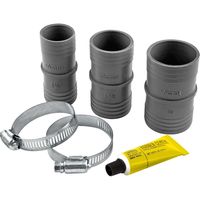 -8 Black Nylon Braided Flex Hose 5' Roll 11988