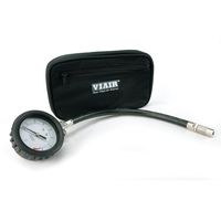 Viair 2.5 in. 0 to 35 PSI Tire Gauge with Hose and Storage Pouch