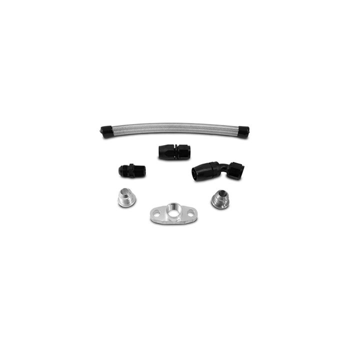 Vibrant Performance 12in Long Line Universal Oil Drain Kit for T3/T4 Turbos