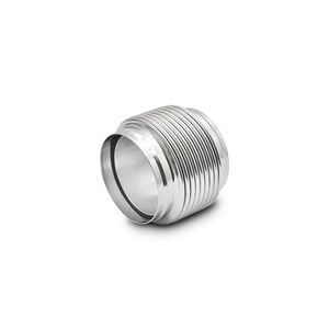 Vibrant Performance 4in I.D. x 4in Long Bellow Assembly with Solid Liner