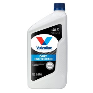 Valvoline Daily Protection Synthetic Blend Engine Oil 5W-20 1 Quart for Hyundai Equus