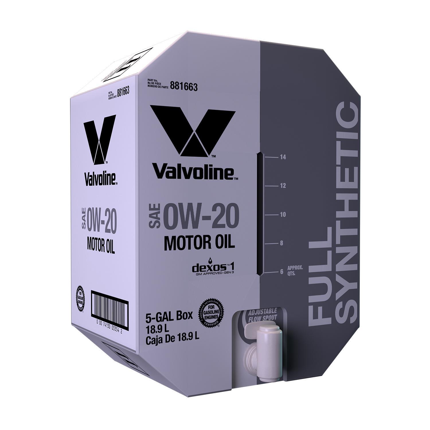 Valvoline Full Synthetic Engine Oil 0W-20 5 Gallon