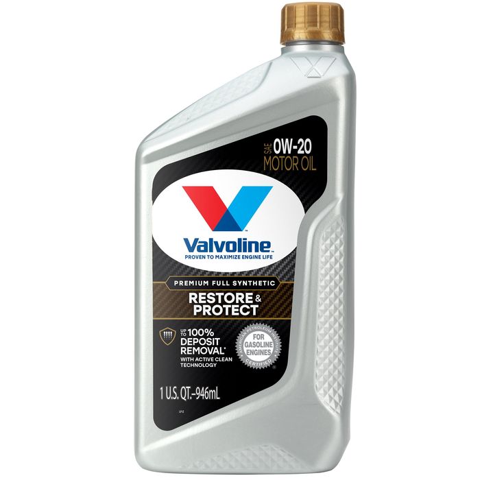 Valvoline Restore & Protect Full Synthetic Engine Oil 0W-20 1 Quart