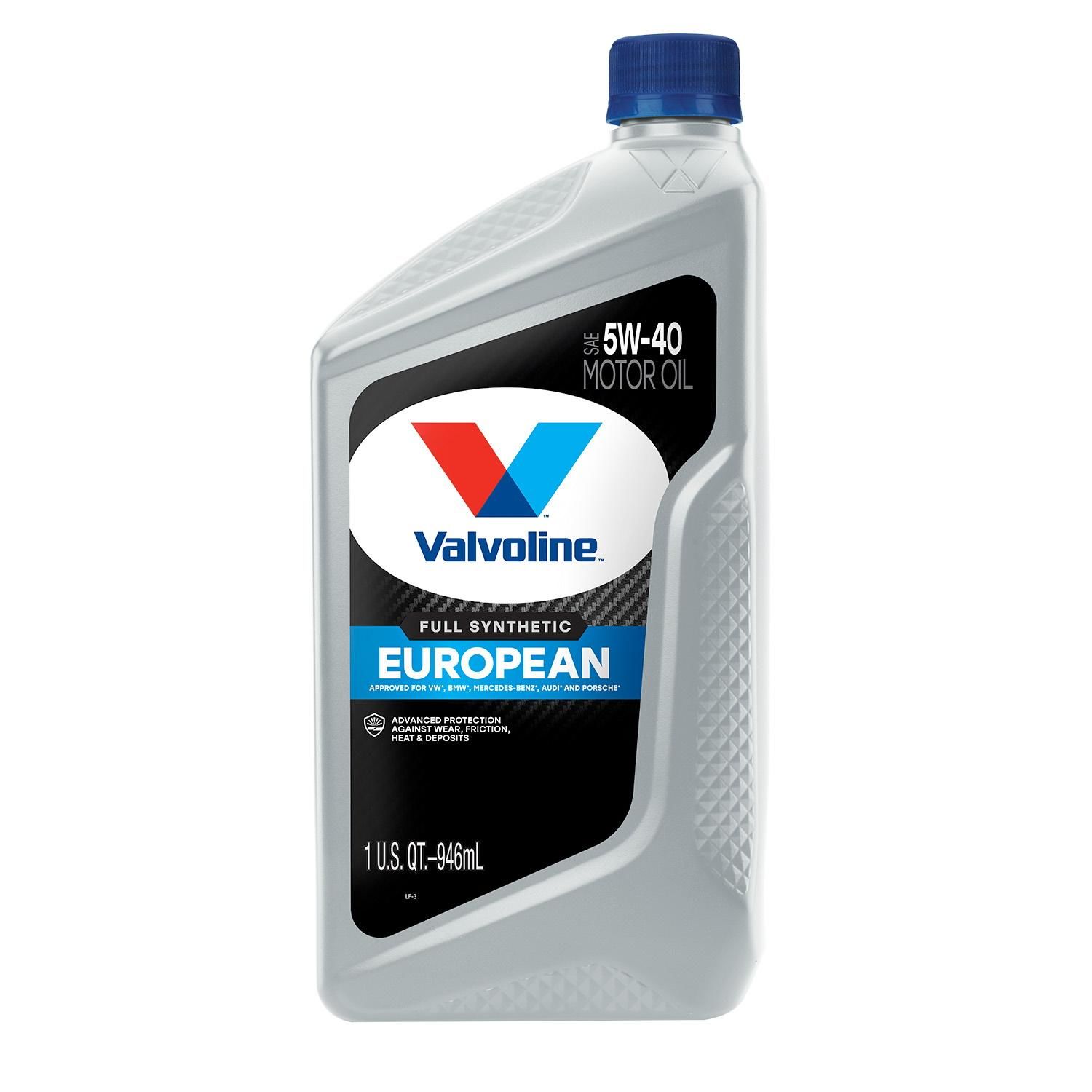 Valvoline European Vehicle Full Synthetic 5w 40 1 Quart