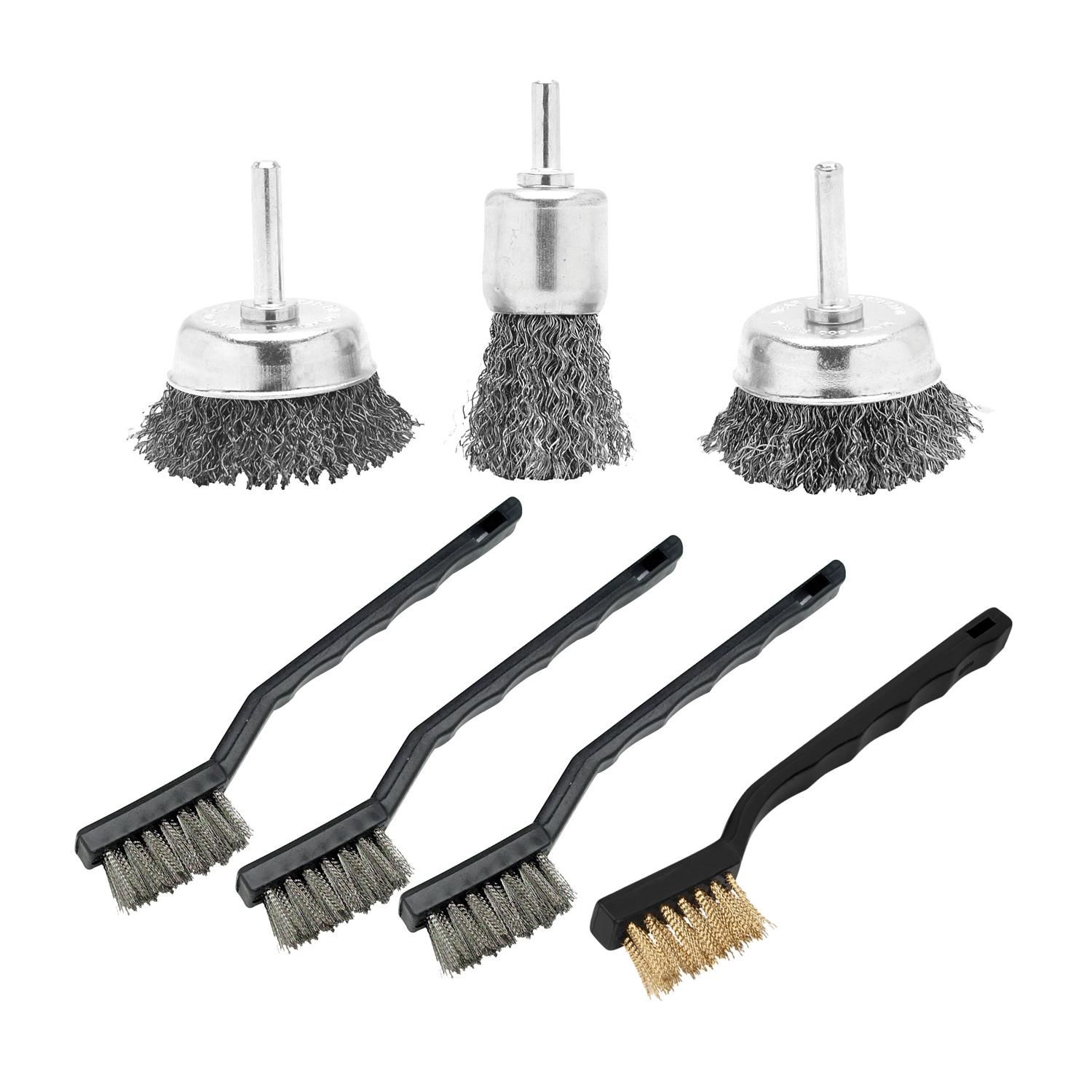 Performance Tool Wire Brush Set 7 Piece