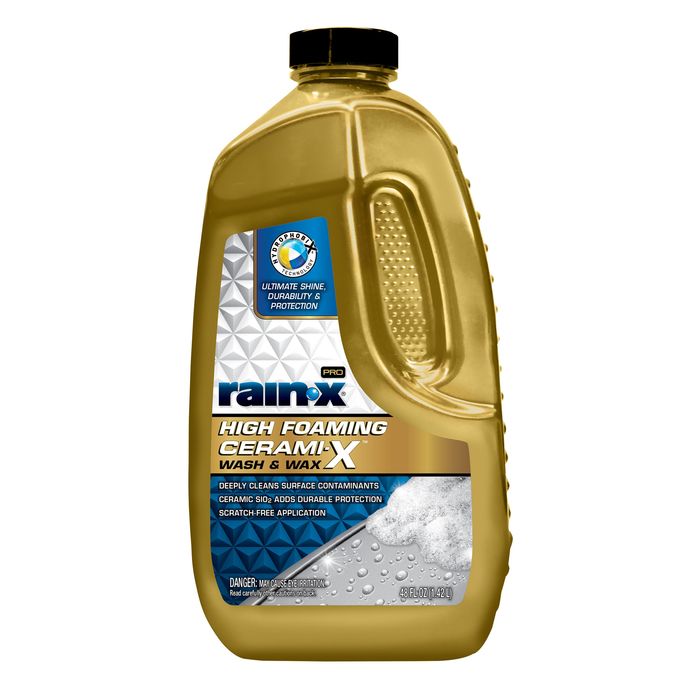 RainX High Foaming CeramicX Wash and Wax Liquid 48oz