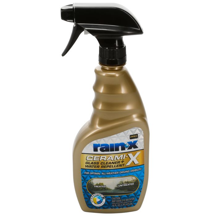 RAINX Glass Cleaner Plastic Bottle 16 Oz (2)