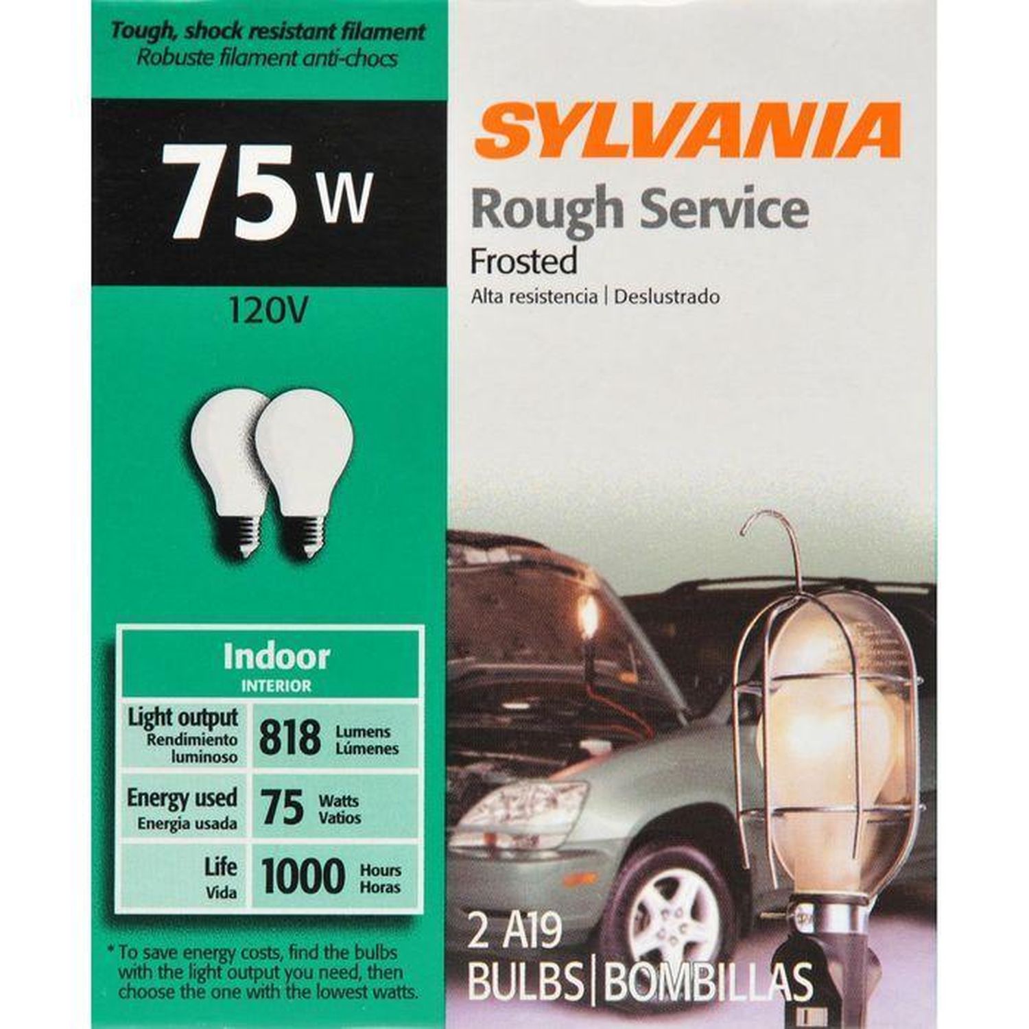 SureBilt 75 Watt Rough Service Bulb
