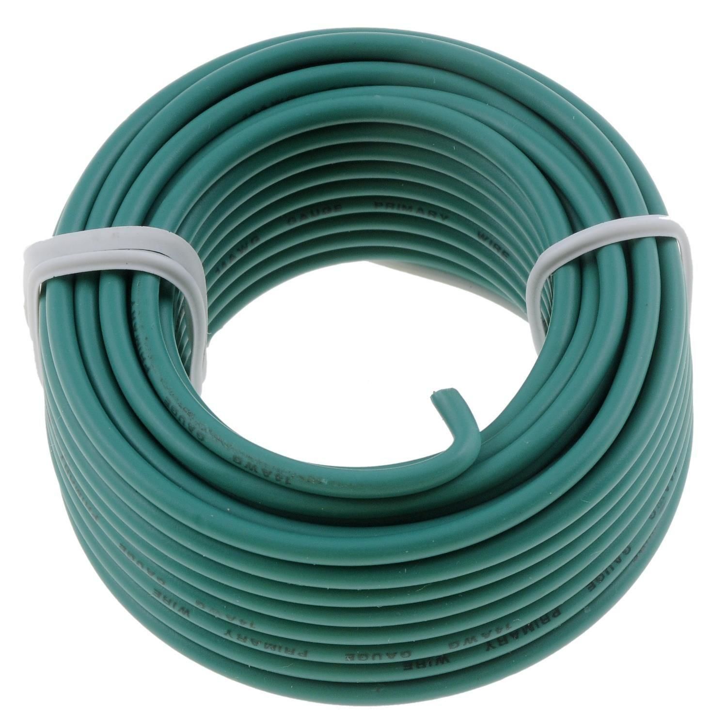 SureBilt Green 20ft 14 Gauge Primary Wire