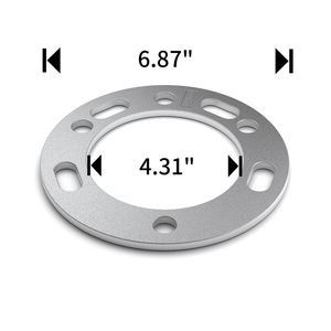 White Knight 5 and 6 Lug Disc Brake Wheel Spacer