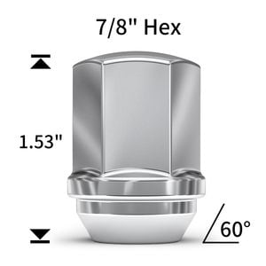 White Knight Wheel Nut 4 Piece 11709D4 for Chevrolet Malibu