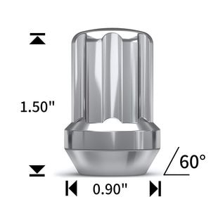 White Knight Wheel Nut 4 Piece 13809D4 for Chevrolet Malibu