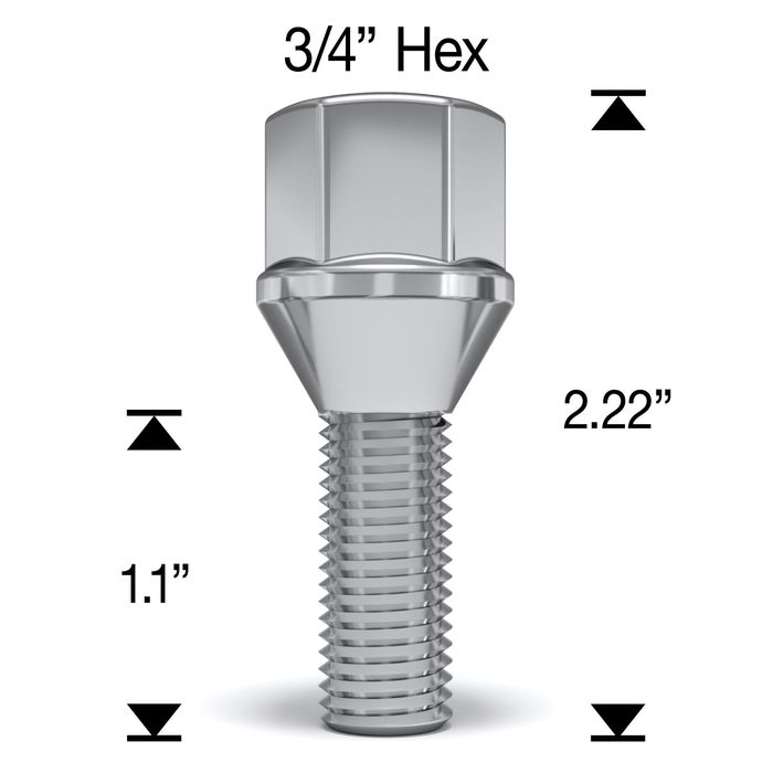 Lug on sale bolts autozone