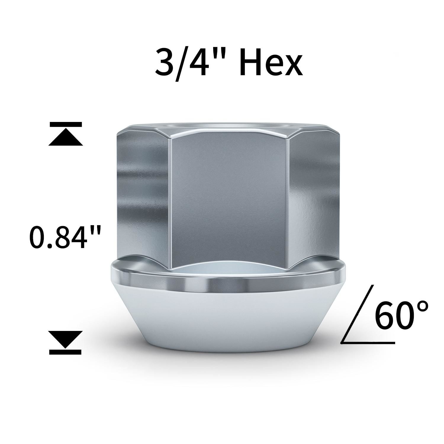 White Knight Wheel Nut 213044